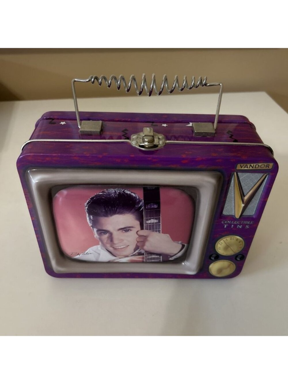 Rick Nelson Company Vintage TV Tin Tote Preloved